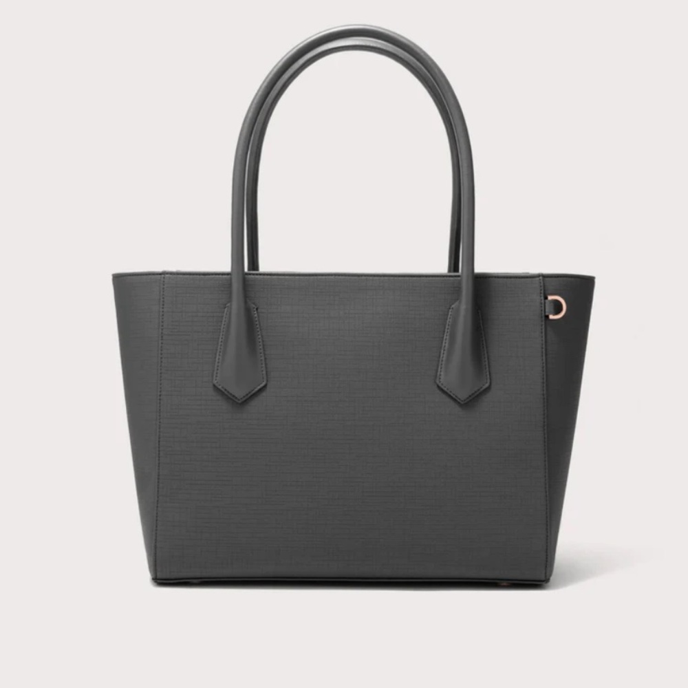 Dagne Dover Grey Signature Tote (legend size)